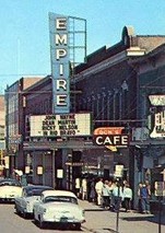 The Empire Theater marquee