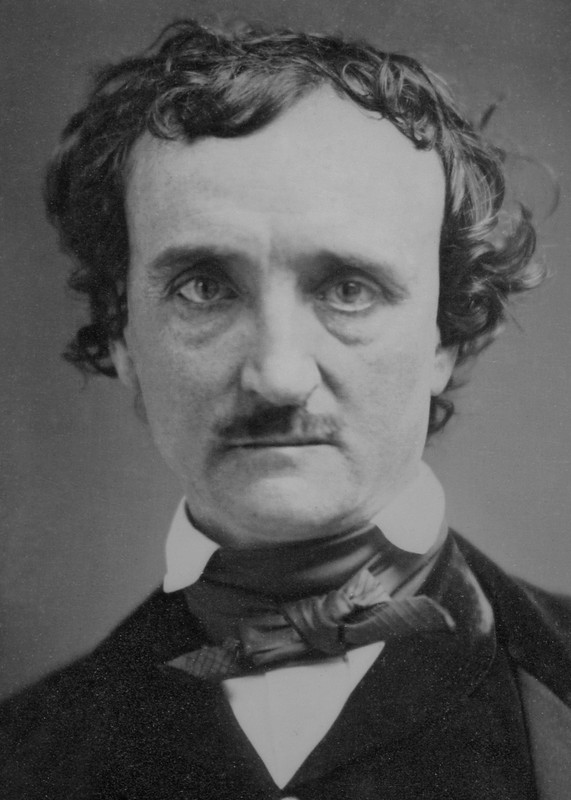 Edgar Allan Poe during 1849, the year of his death.