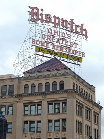 The Columbus Dispatch Building. Photo by Columbus Business First.