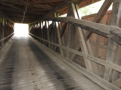 Interior view of the bridge