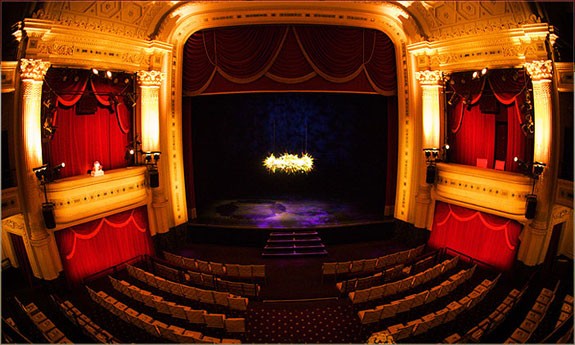 The theater's interior