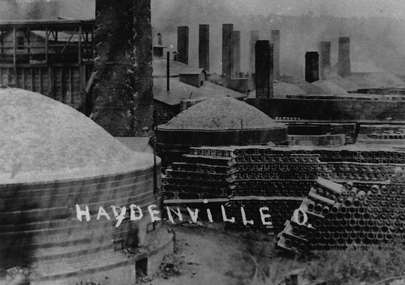 Brick production was a catalyst behind Haydenville's development, Haydenville Brick Klin 