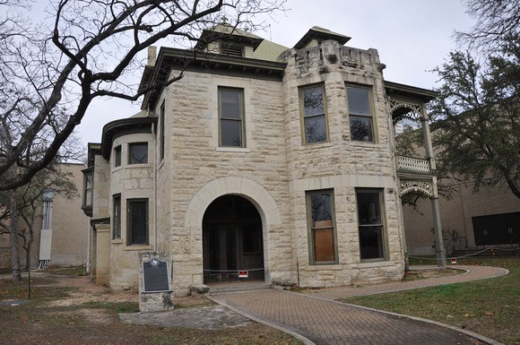 The Halff House is one of 22 historic structures in Hemisfair Park.
