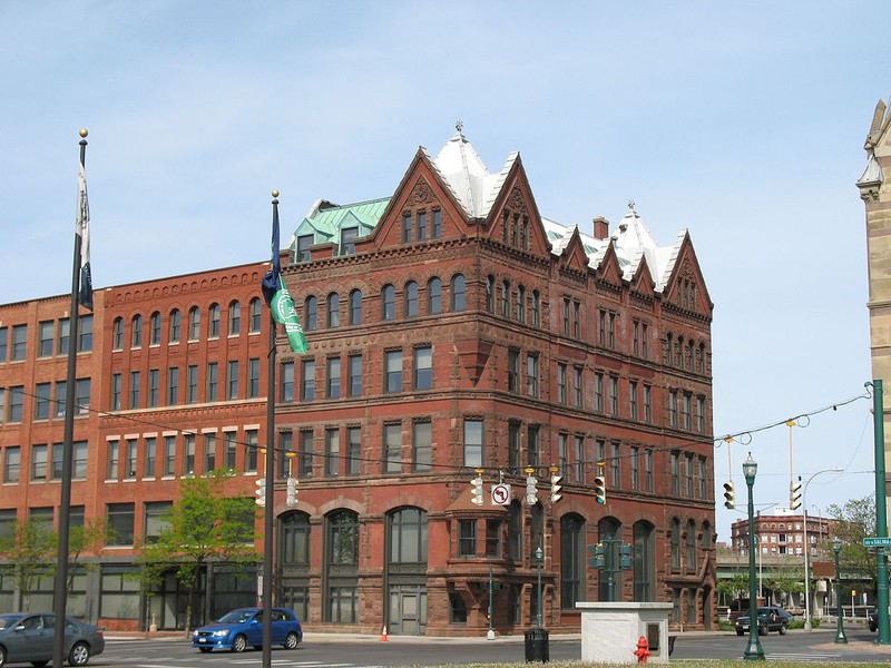 Third National Bank (now 100 Clinton Square), Syracuse.