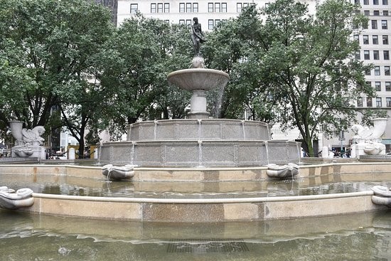 Water, Building, Tree, Fountain