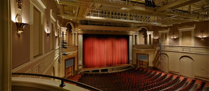 Inside the grand main stage after renovations in 2010.