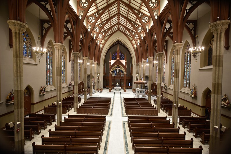 Interior of Cathedral of St. John the Baptist