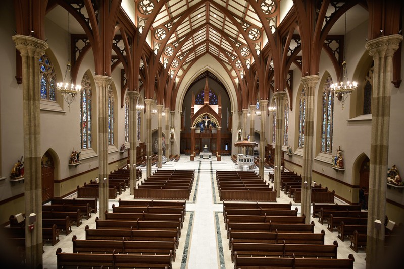 Interior of Cathedral of St. John the Baptist 