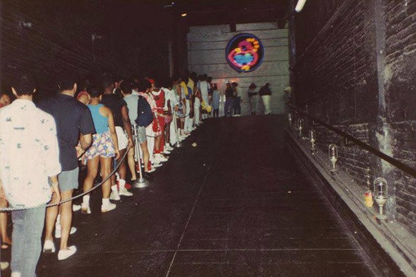 The ramp leading into Paradise Garage 