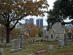 Oak Hill Cemetery is the state's oldest cemetery, dating to the mid-19th century. 