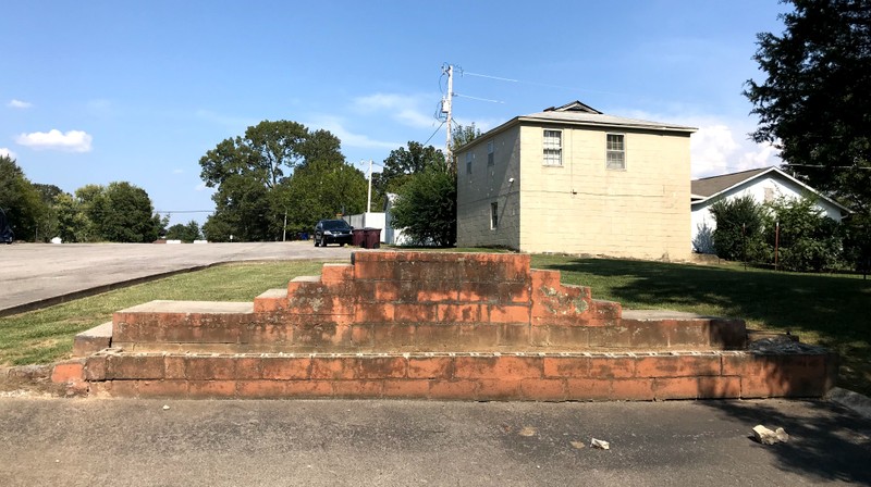 Stairs from orginal building, 2019