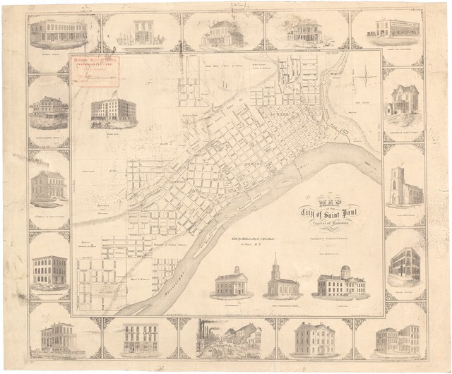 Map of Irvine Park District and West End Neighborhood (1857)