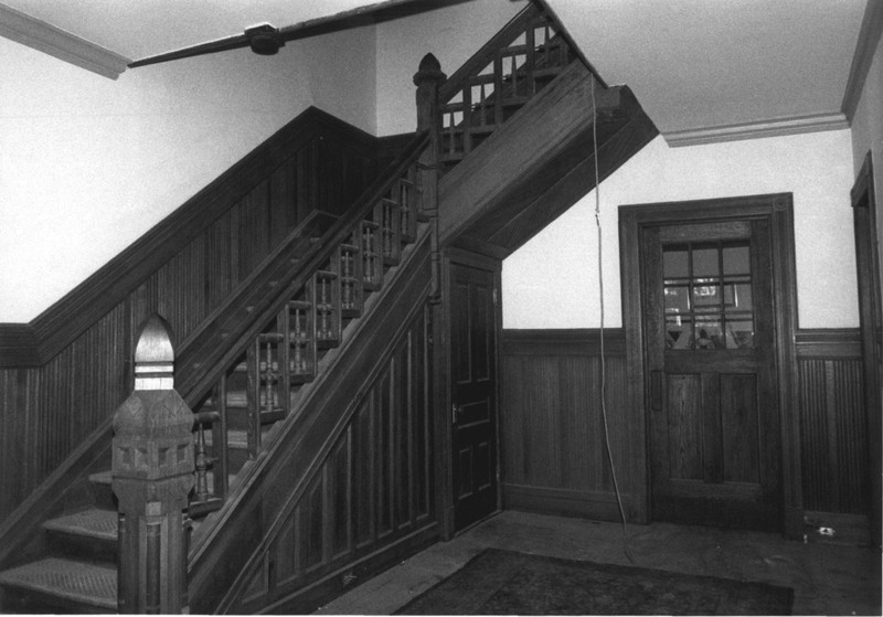 Detailed Staircase in Main Entryway