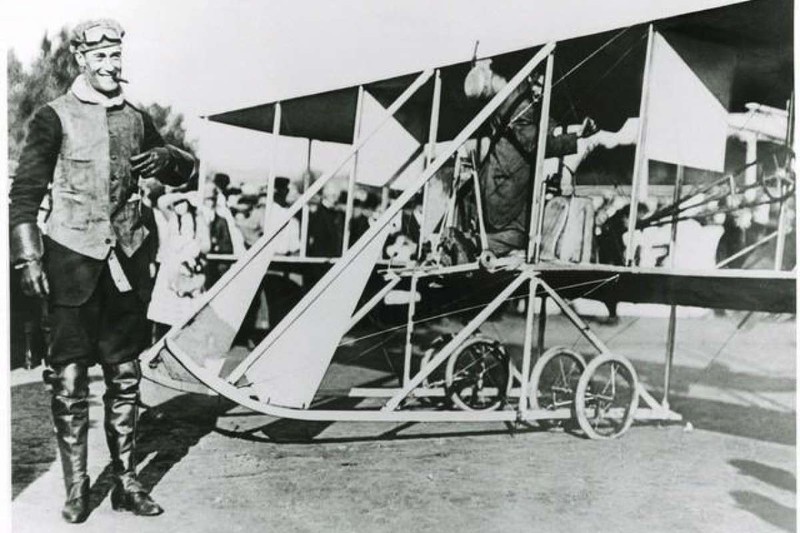 Cal Rodgers and Wright B Flyer