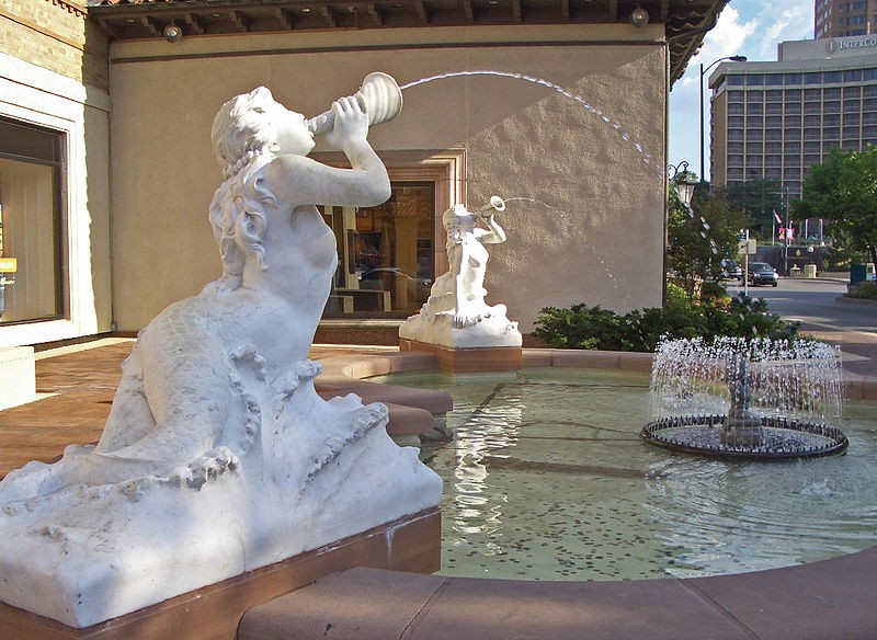 Water, Building, Sculpture, Statue