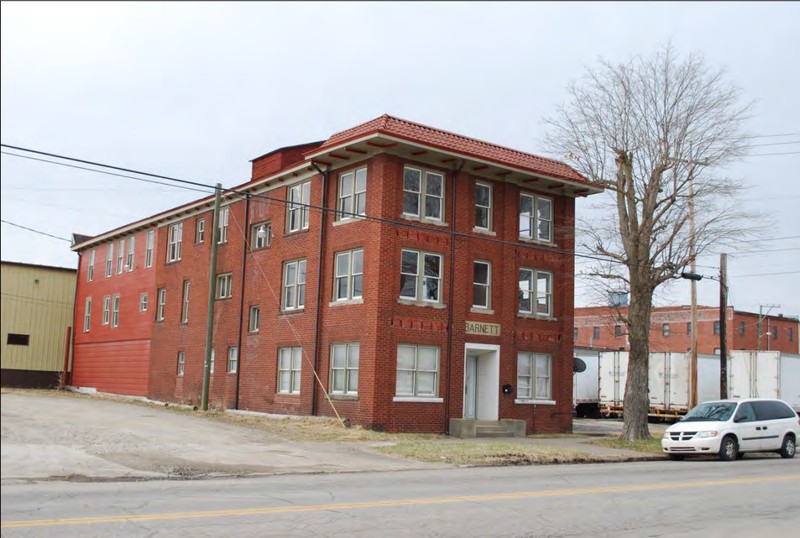  East and front of the Barnett Hospital and Nursing School, present-day