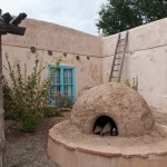 The Outside Beauty: Carson's Courtyard and Adobe Stove