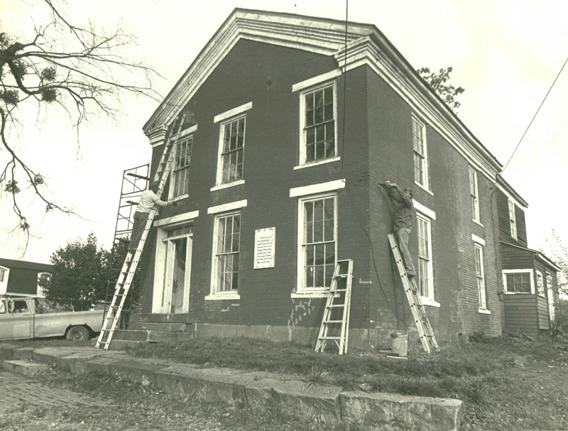 The house underwent an intensive restoration effort in 1985 to save it from deteriorating.