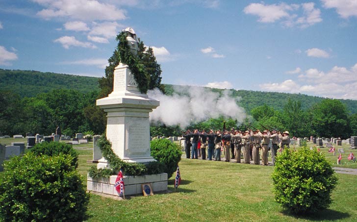 A picture of the Confederate Memorial