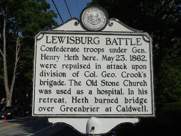 Lewisburg Battle historical marker