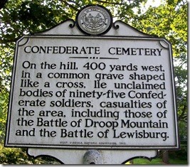 Confederate Cemeterty Historical Marker