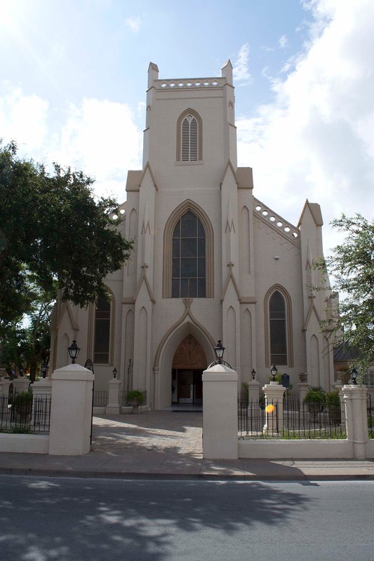 Immaculate Conception Cathedral was built in 1859 and is a beautiful example of Gothic architecture.