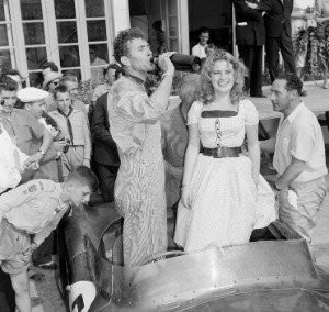 Carroll Shelby after winning Le Mans in 1959.