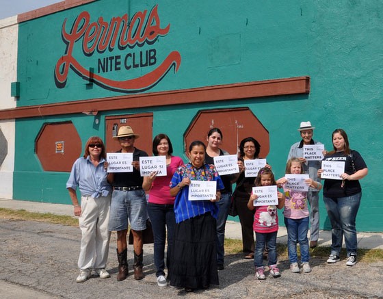 The local community supporting Lerma's Nite Club.