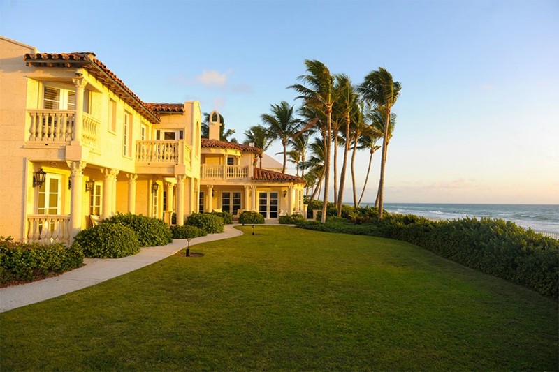 Back view of Mar-a-Lago. Photo from the Mar-a-Lago website.