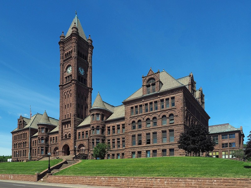 2018 photo of Old Duluth Central High School