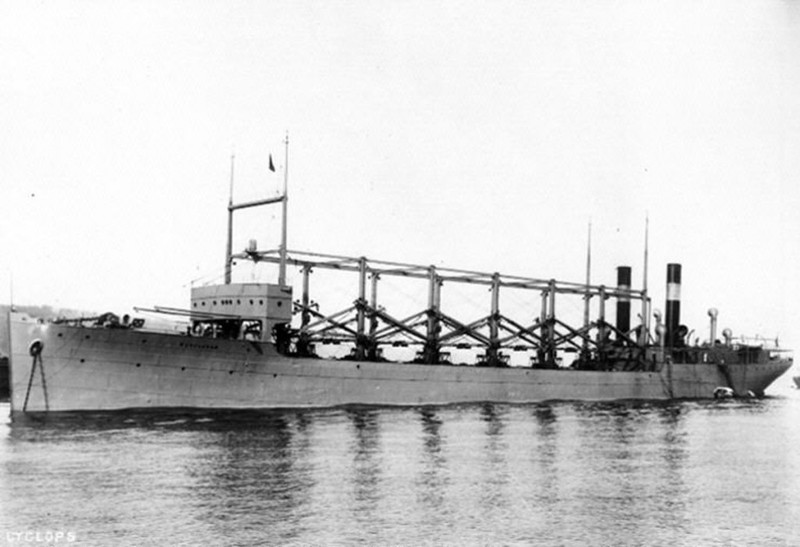 The U.S.S. Cyclops in 1911.