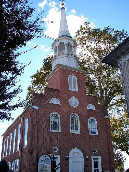 Zion Reformed Church in 2010. Courtesy of Wikipedia.