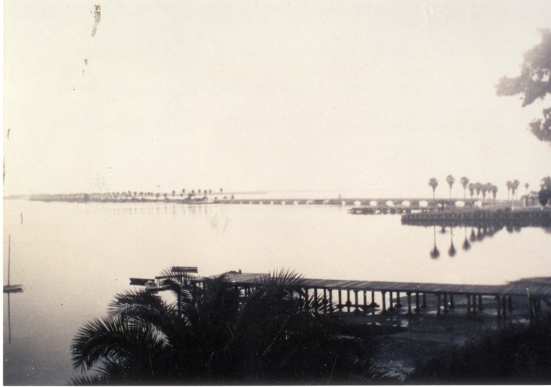 View from Gazebo of Seven Gables House on Clearwater Bay, c. 1946