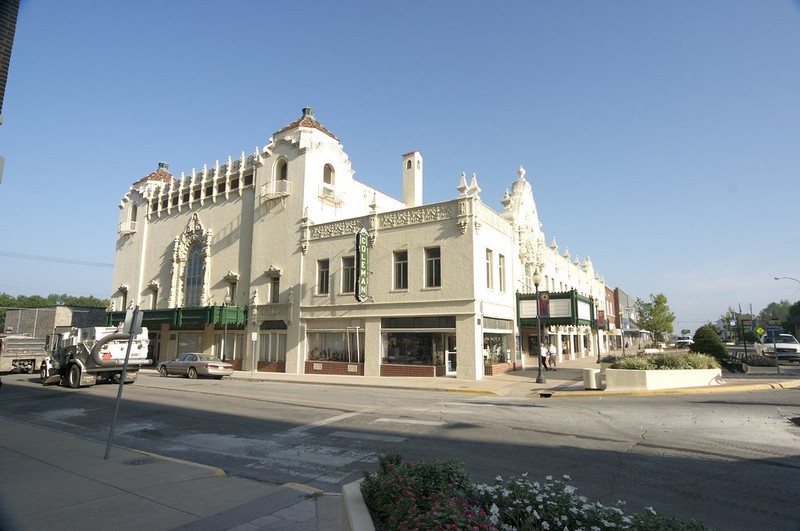 The Coleman Theatre sits on North Main Street in Miami, Oklahoma.
