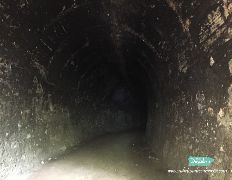 This is the curvature of the tunnel. Thanks to this curvature, the tunnel is dark and for this reason it is called The Black Tunnel.