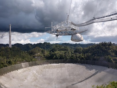 The main dish of the observatory is the length of around 30 football fields.