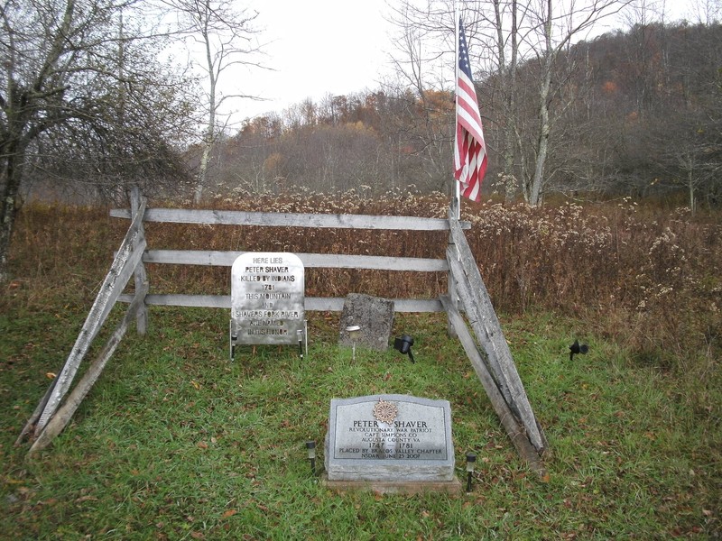 Shaver's grave.  (photo by Steven Hart)