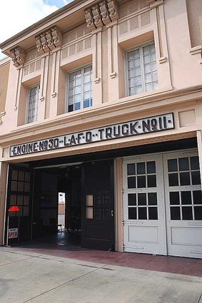 Here is a photo of the entrance of the African American Firefighter Museum.