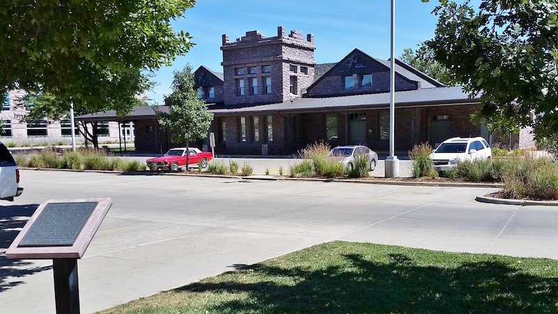 The Illinois Central Passenger Depot was built in 1888 and is a fine example of Queen Ann architecture.