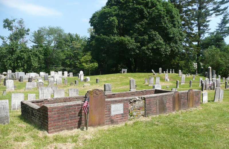 The Ladew family plot in Sparta Cemetery.