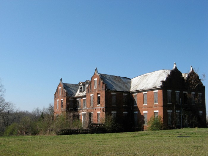 Catherine Hall in present shape. This was one of the earliest buildings of the Mississippi Industrial College 