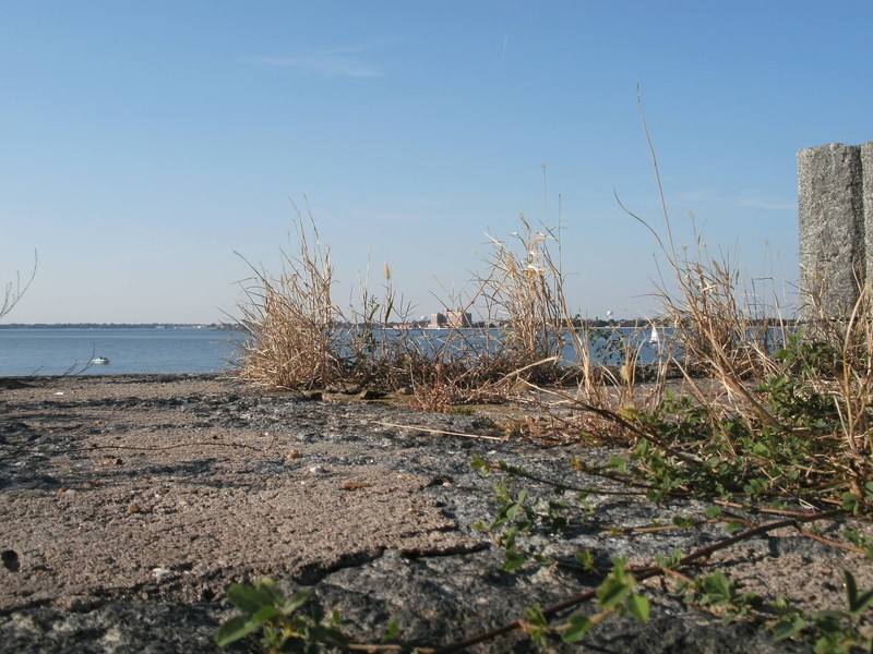 View from Fort Wool of Hampton,Va and Fort Monroe. (Photo by Steve Hart)