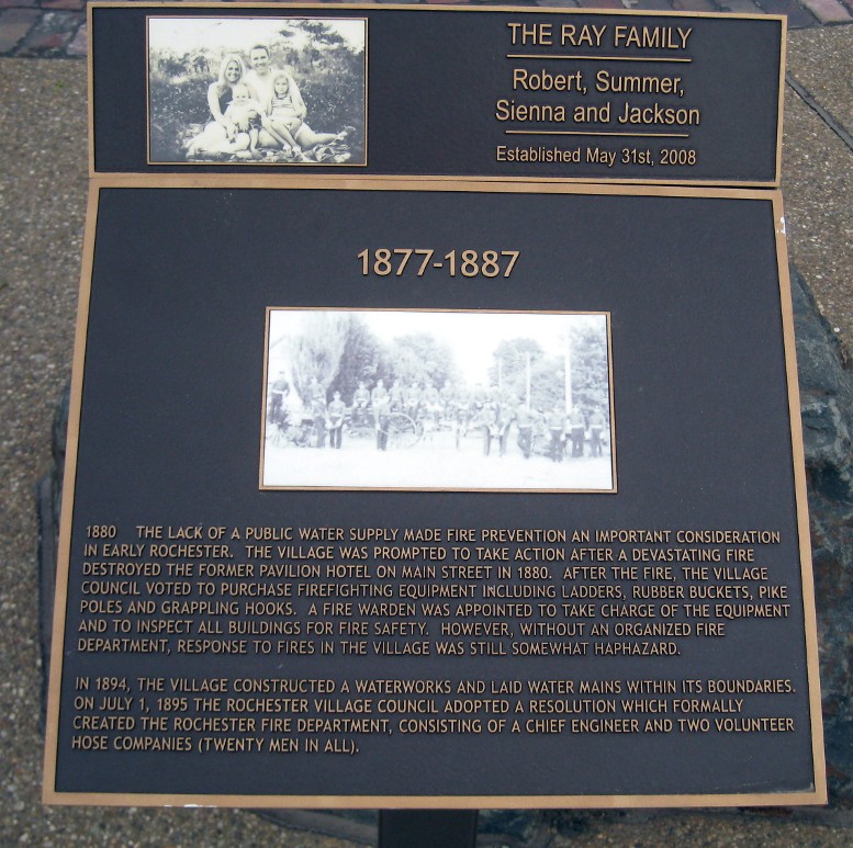 Rochester Bicentennial Sundial marker, decade 1877-1887