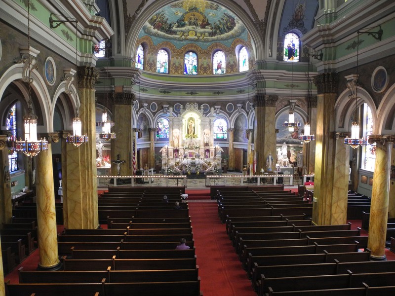 Recent interior view of St Joseph's Church