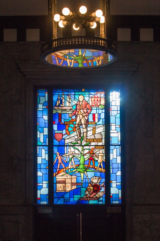 Fixture, Window, Lighting, Stained glass