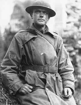 Father Duffy in military uniform in undated photograph