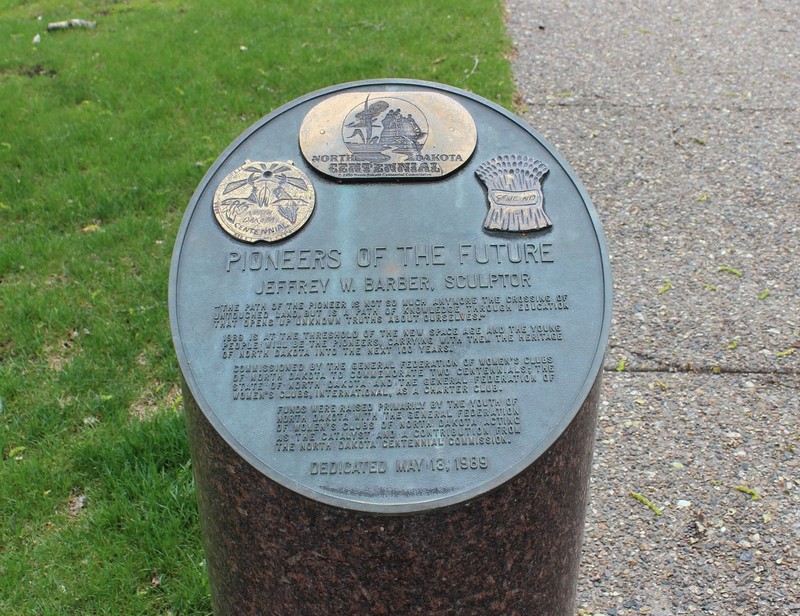 Pioneers of the Future plaque