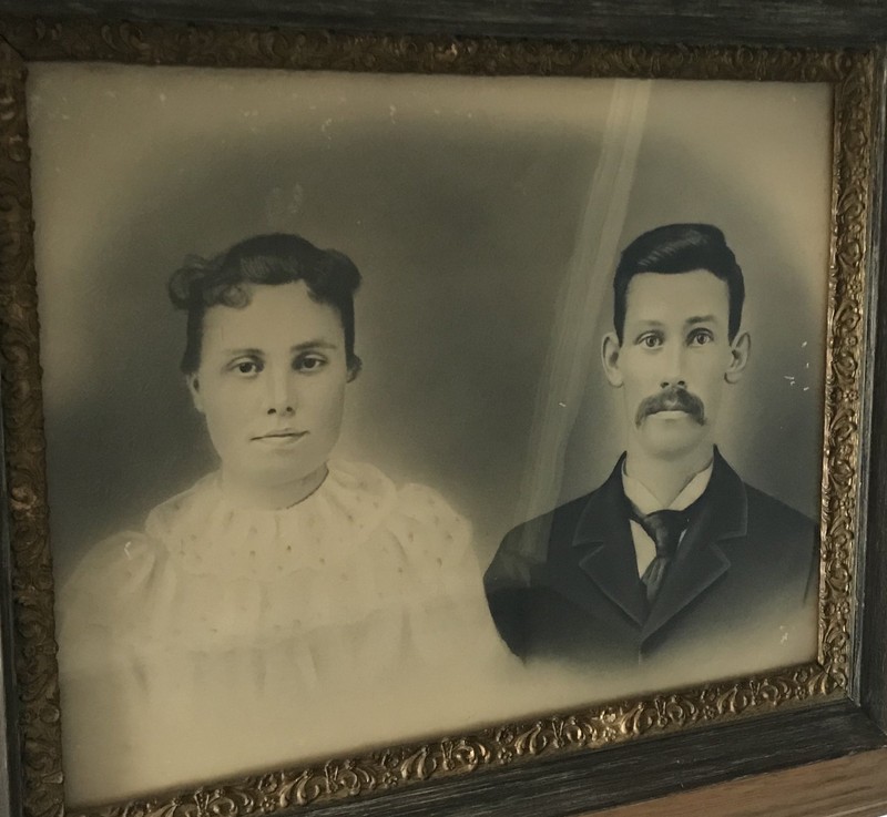 Pictured above is two members of the Kincaid family. Their names are James Daniel Kincaid and Fannie Kincaid. They spent their entire lives on the Kincaid farm.