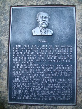  Vilas Park Plaque