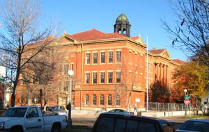 Evans School view form Acoma & 11th street